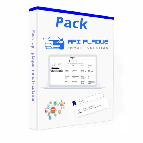 Pack api plaque IMMATRICULATION API - PACK Trimestriel STANDARD